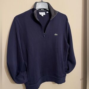 Lacoste Men’s Half Zip Sweater $150 Retail